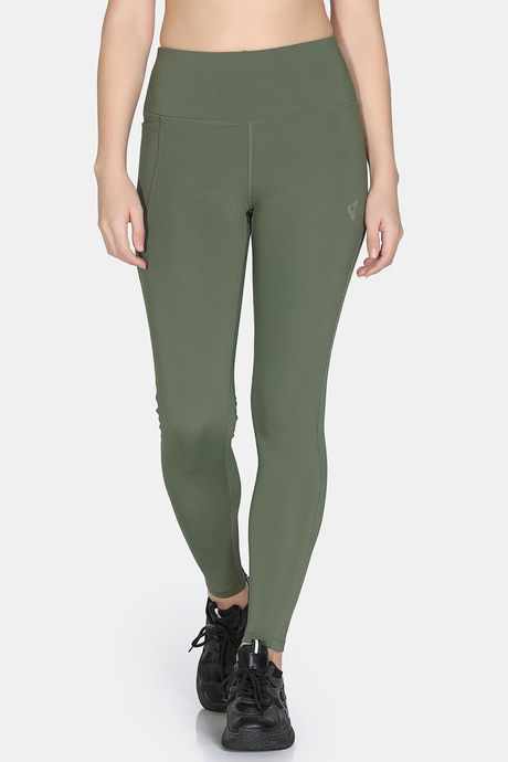 Zelocity Quick Dry Gym Leggings - Four Leaf Clover — image 2